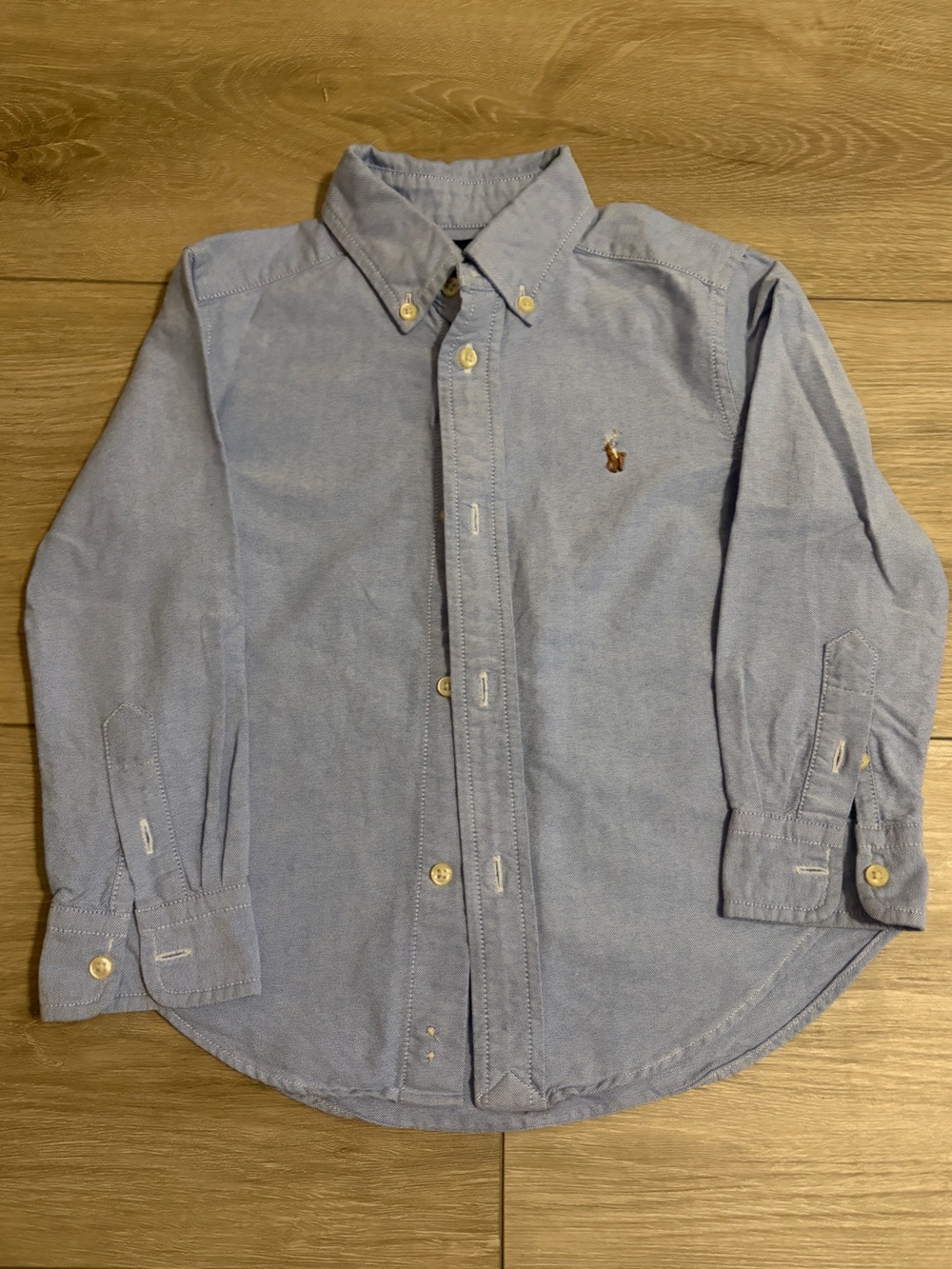 Ralph Lauren Boys Light Blue Button-Down Dress Shirt